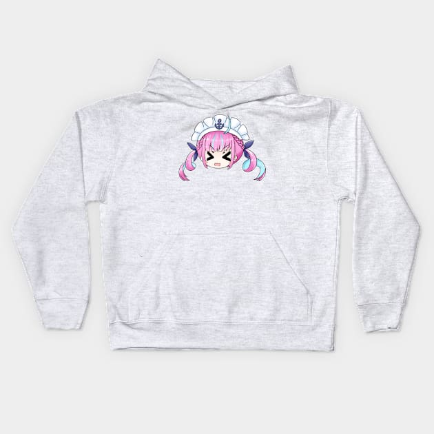 Minato Aqua Chibi Kids Hoodie by Kent